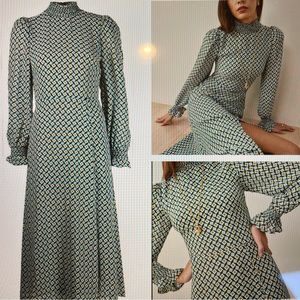 NWT Reformation Stevi Mosaic Dress Size 8